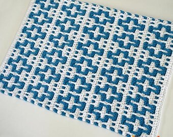 Modello per tappeto Plush Plus PDF - Filato super voluminoso intermedio