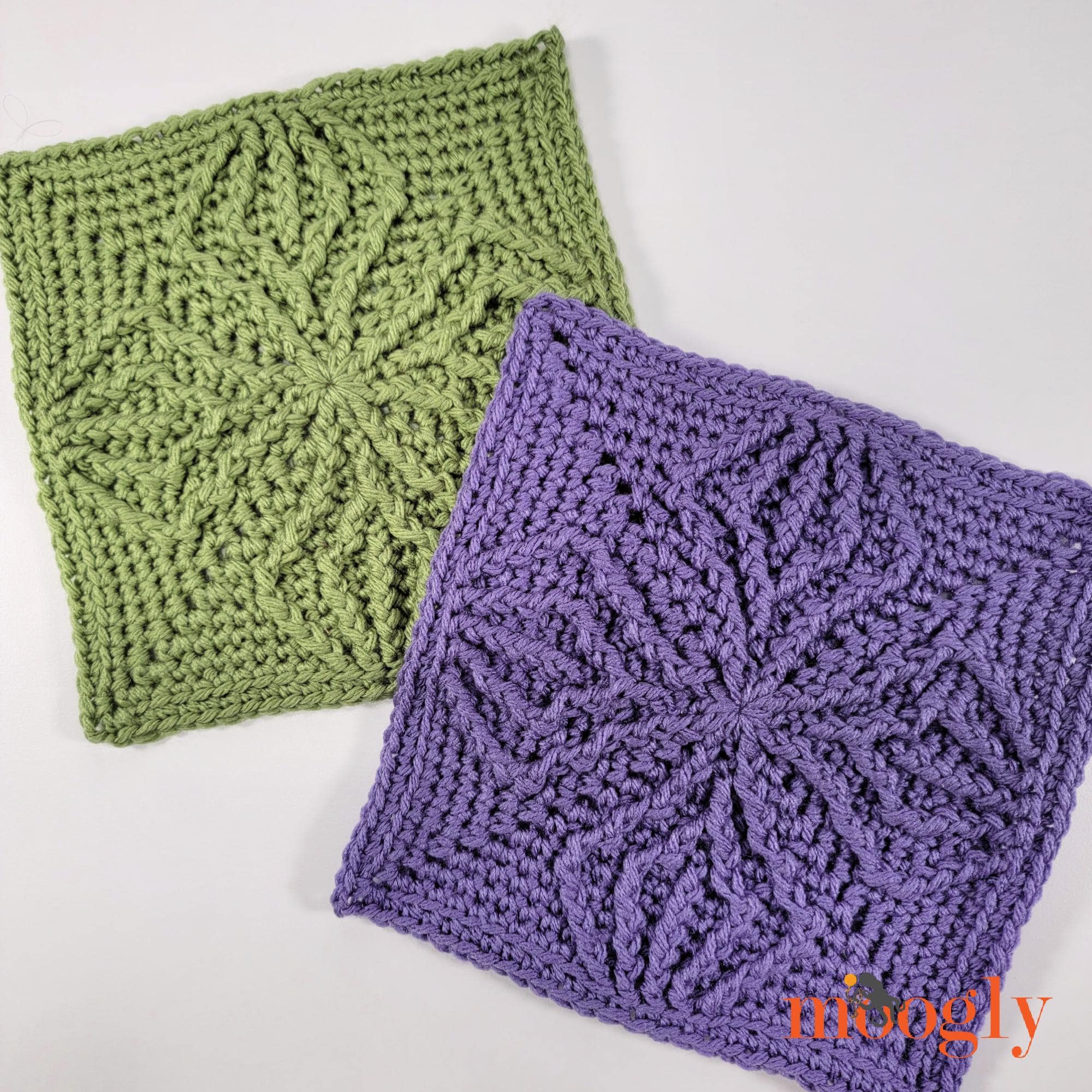 35 Crochet Blocks and Squares for Your Next Project 29 Crochet Cable Square