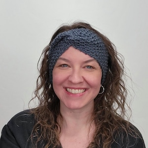 Bulky Headband Pattern - Poppyseed Twist - Beginner Knit - PDF Pattern Only