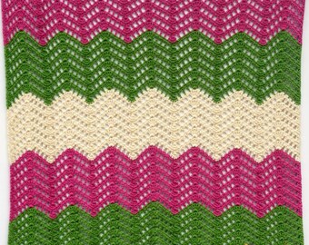 Summer Fling Throw Pattern PDF - Crochet Blanket Baby to Cal King