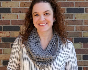 Italian Elegance Cowl Crochet Pattern PDF - Advanced Beginner - Seamless - with Video Tutorials
