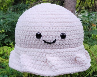 Schema PDF per realizzare un fantasma squish all'uncinetto - Amigurumi di Halloween