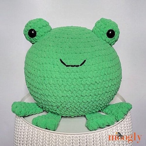 Frog Squish, Toad, Super Bulky Weight, Animal, Crochet Pattern, Intermediate Crochet Pattern PDF