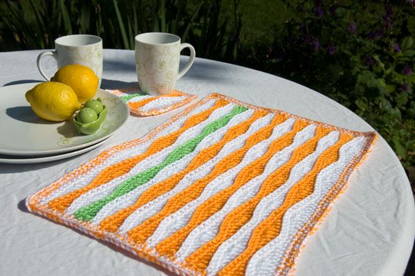 Summer Waves Placemat Coaster