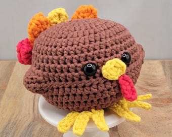 Mini Turkey Squish Crochet Pattern PDF