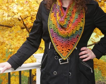 Schema all'uncinetto per cappuccio bandana Easy Harvest in formato PDF