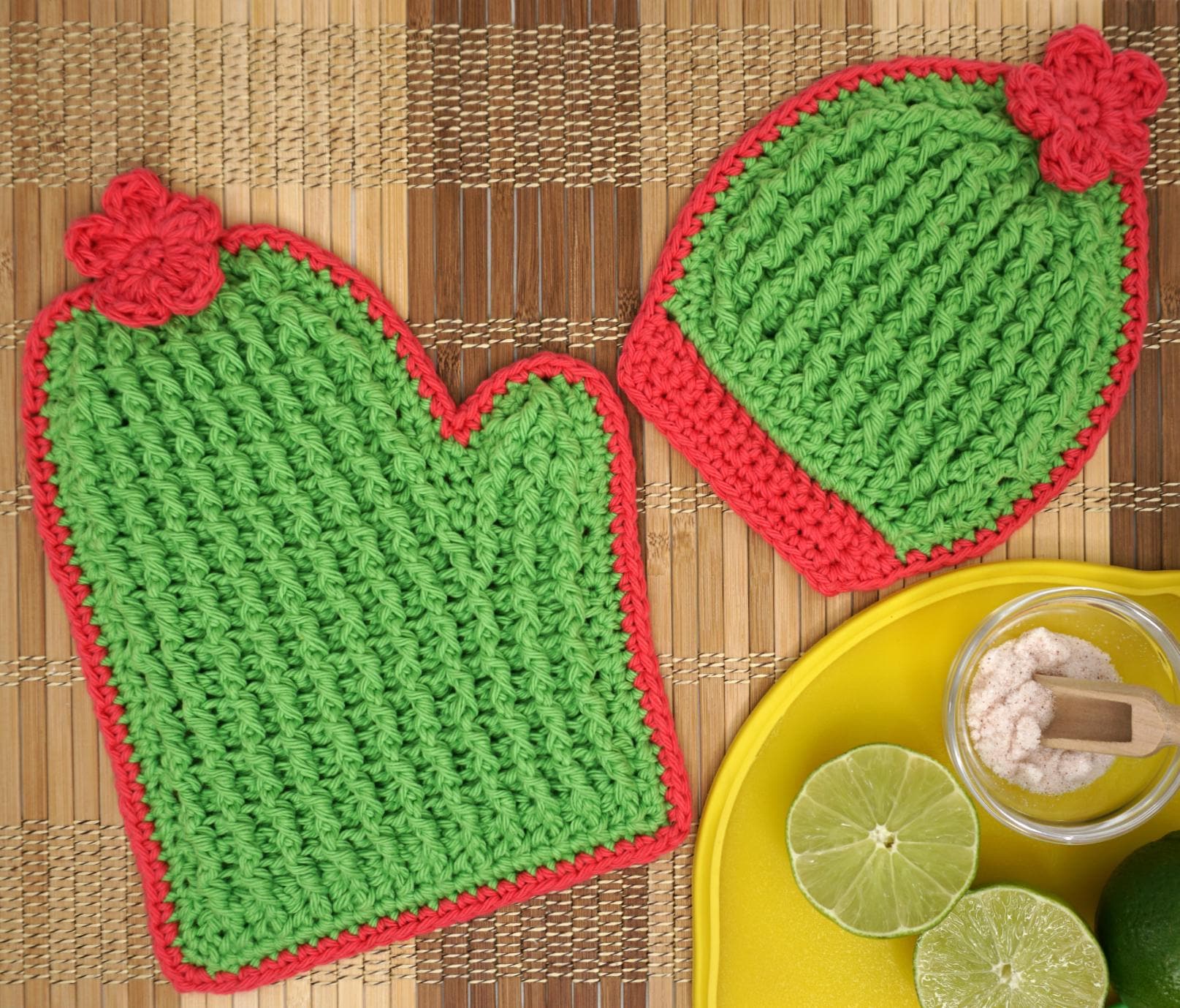 39 Free and Paid Crochet Cactus Patterns You’ll Want To Try 2 Crochet Cactus Potholders