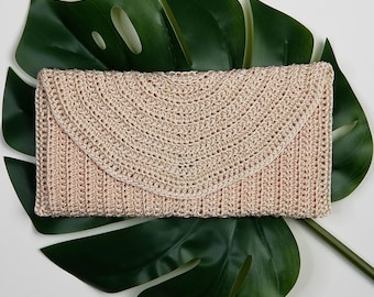 Summer Clutch Crochet Pattern PDF - Advanced Beginner - With Video Tutorials