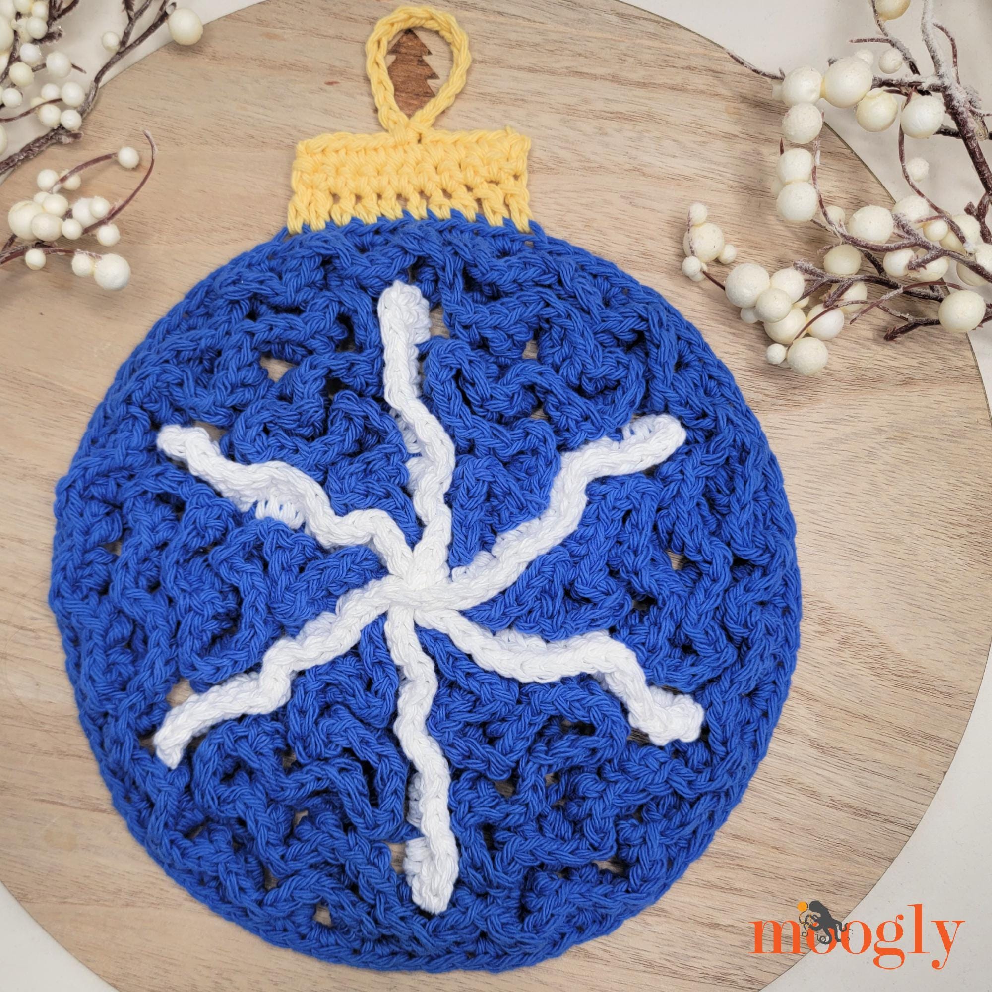 35 Crochet Patterns for the Kitchen You’ll Want to Make 19 Bauble Ornament Wiggle Trivet