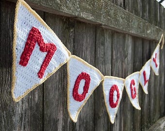 Easy Pennant Garland Pattern PDF - Crochet - Seamless Triangle Design