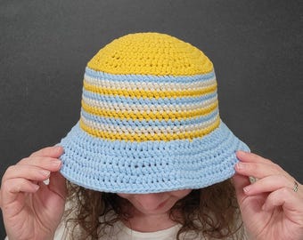 Bucket Hat Pattern - Crochet - PDF Pattern Only