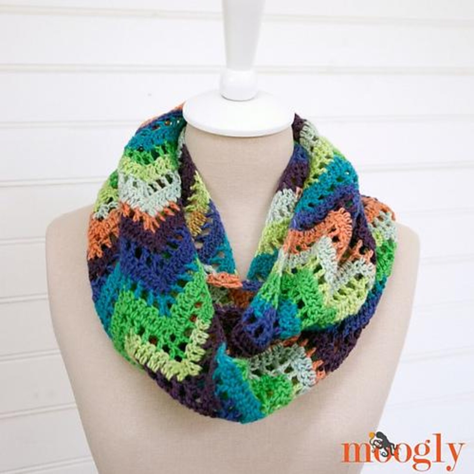 Chevron Lace Infinity Scarf Pattern PDF - Crochet - Etsy