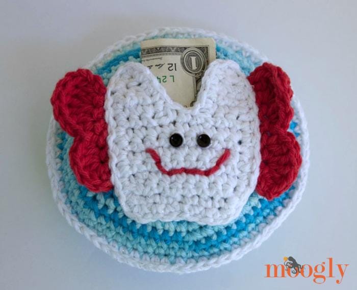 35 Tooth Crochet Pattern: Unlock Your Creativity with Fun Dental Designs 3 Tooth Fairy Pillow