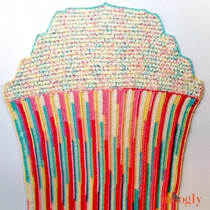 Crochet Cupcake Baby Blanket