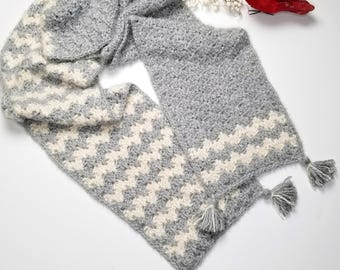 Hygge Cloud Super Scarf Crochet Pattern PDF