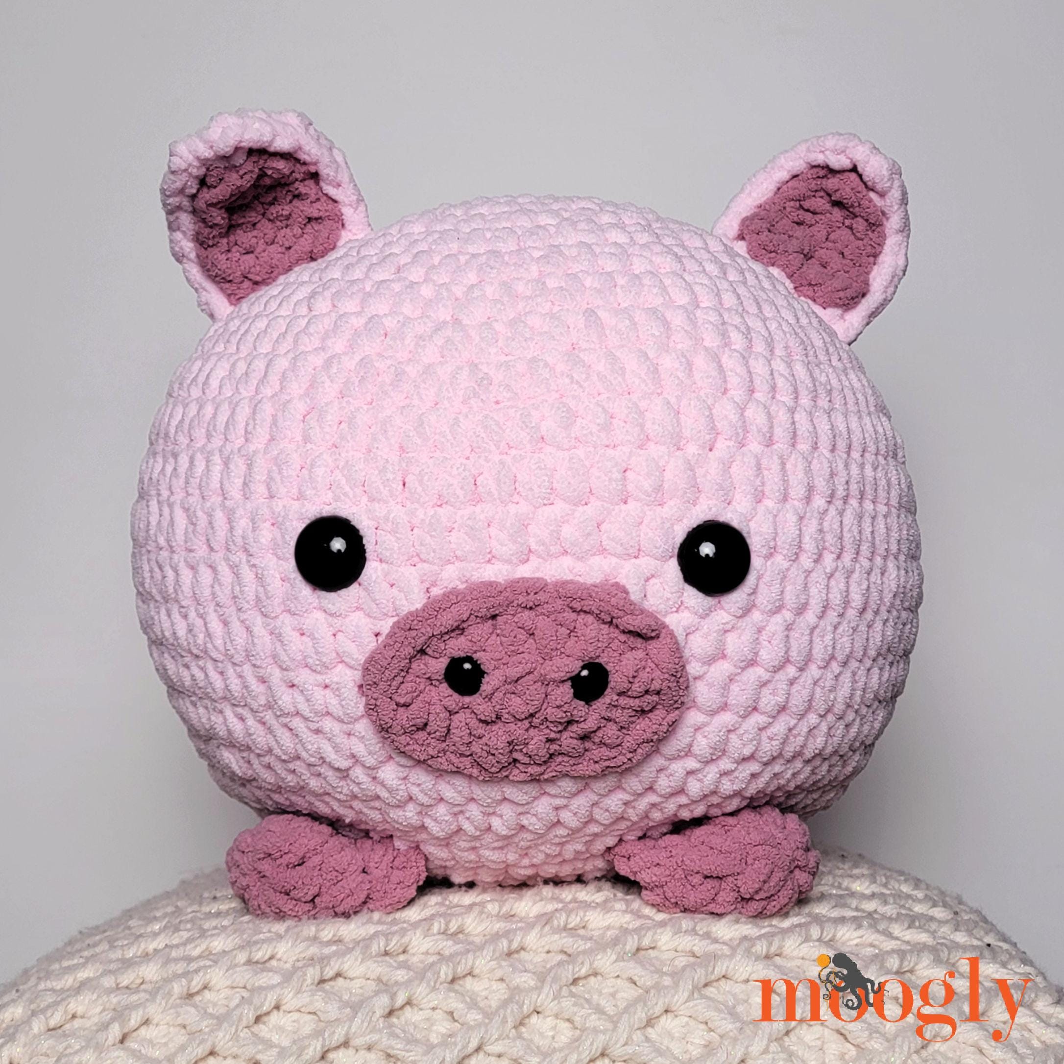 40 Crochet Stuffies with Cows, Frogs, Koalas, and Cthulhu 17 Pig Squish Crochet Pattern for a Pig Stuffie or Pig
