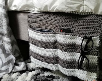 Cozy Couch And Bedside Organizer Caddy Pattern - Crochet PDF