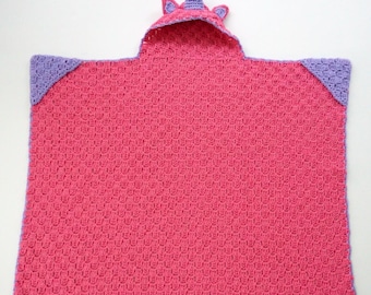 Schema uncinetto coperta unicorno - Filato pettinato facile - Cuddle Up Design - Schema PDF