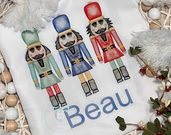 Christmas Nutcracker Shirt, Christmas Shirt, Holiday Shirt, Customized Christmas Present, Personalized Santa, Nutcracker Tee for boy/girls