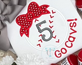 Girls Baseball with Bow Shirt, Go Team, Premium Girl with bow, embroidered name/baseball applique tshirt/toddler baby infant/personalized