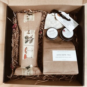 MAMA BABY Postpartum Care Kit. Organic. Sitz Bath. Perineum Spray. Baby Balm. Cord Care. Baby's First Bath Herbs. image 3