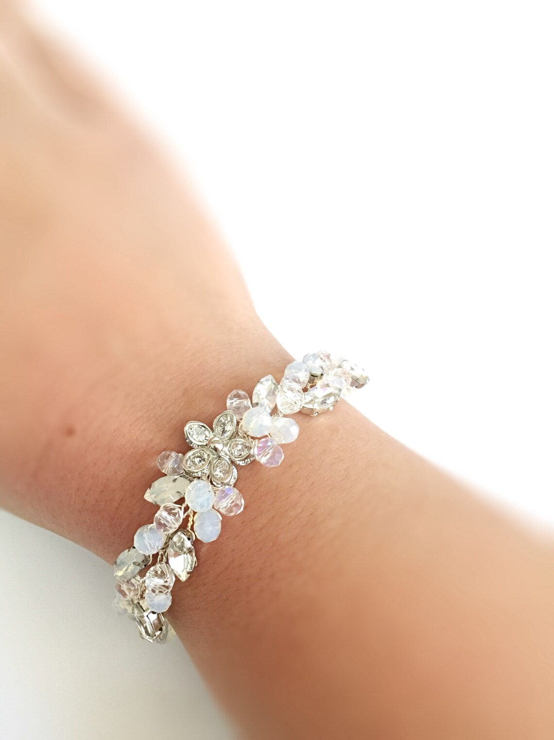 Braut Armband Silber Hochzeit Armband für Braut Hochzeit | Etsy