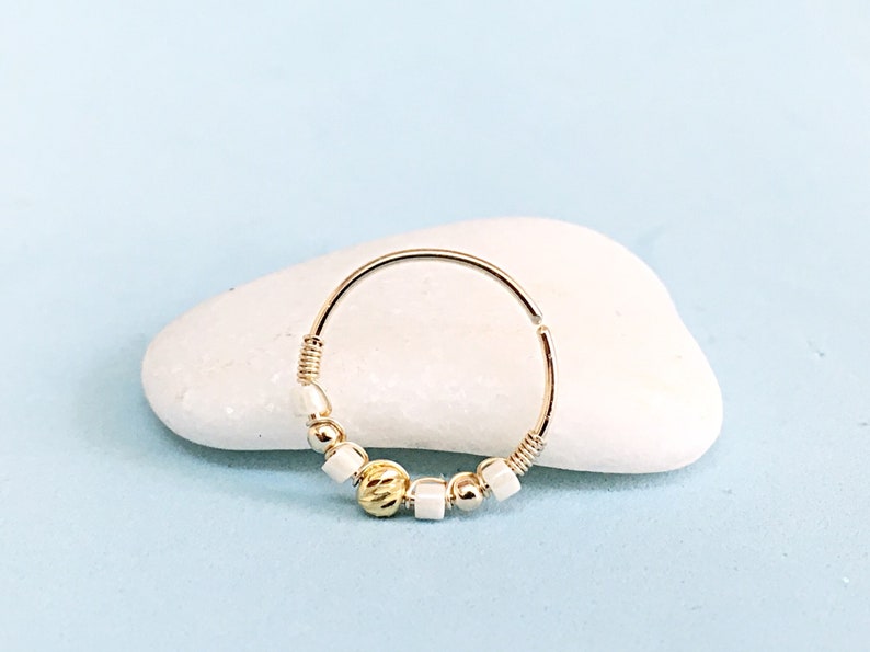 14K Solid Gold Conch Piercing Conch Earring Gold Wedding Hoop | Etsy