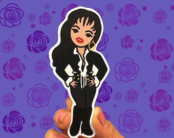 Pegatina de vinilo de Selena