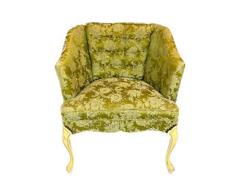 vintage 1960s french provincial accent arm chair vintage mid century midcentury mid-century modern