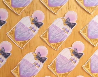 Lavender Breeze vinyl sticker flake | cute weatherproof die cut sticker