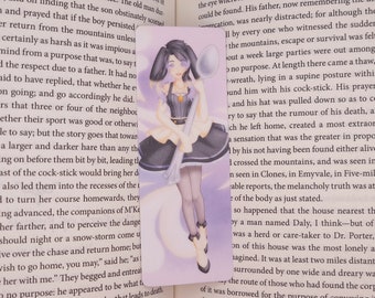 Sweet Lavender mini bookmark | original art illustration bookmark