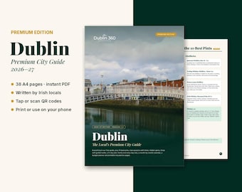 Dublin 2026 Travel Guide | Local's City Itinerary (PDF Download)