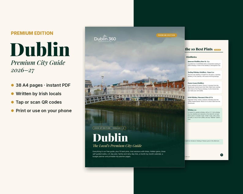 Dublin 2026 Travel Guide | Local's City Itinerary (PDF Download) image 1