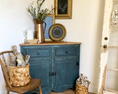 Corner Kitchen Cabinet - Rustic Farmhouse Furniture - Corner Bathroom Cabinet - New Homeowner Gift