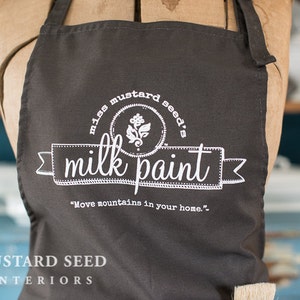 Painters Apron Miss Mustard Seed Milk Paint Furniture Painting Paint Apron Furniture Painters Brown Apron Furniture Refinish image 3