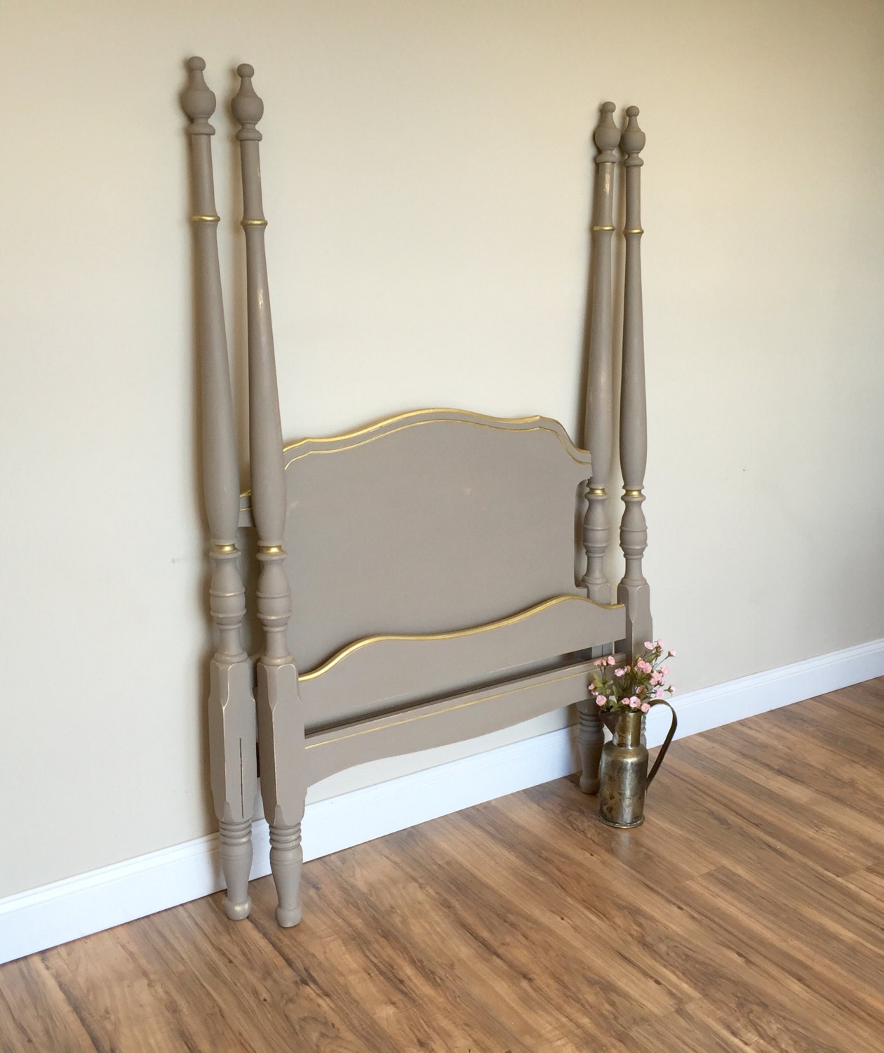 4 Post Bed French Provincial Twin Size Frame Four Poster 1