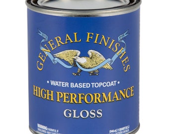 Water Based Polyurethane for Wood Restoration - General Finishes High Performance Top Coat for Painted Furniture