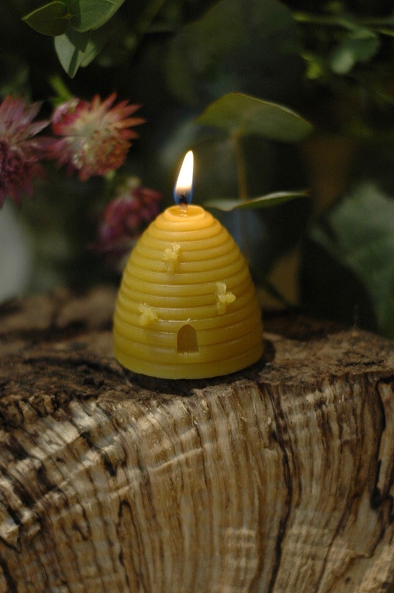 Bee Hive Candles 24 Lumini Tea Light In Pura Cera D'Api Naturale, 100% Cotone, Profumo Di Miele, USA
