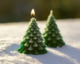 Beeswax Frosted Fir Tree
