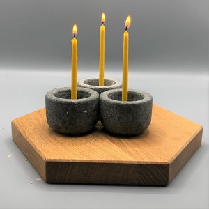 Pure beeswax thin candles Birthday Meditation Church, price is for 10 candles image 3