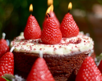 Strawberry Candles