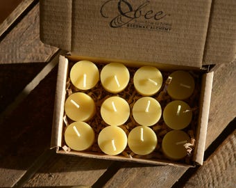 Pure Beeswax Refillable Tea-lights