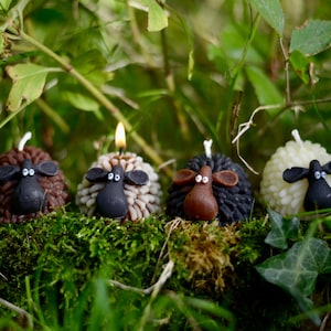 Beeswax Sheep Candle