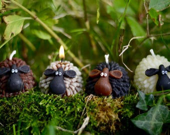 Beeswax Sheep Candle