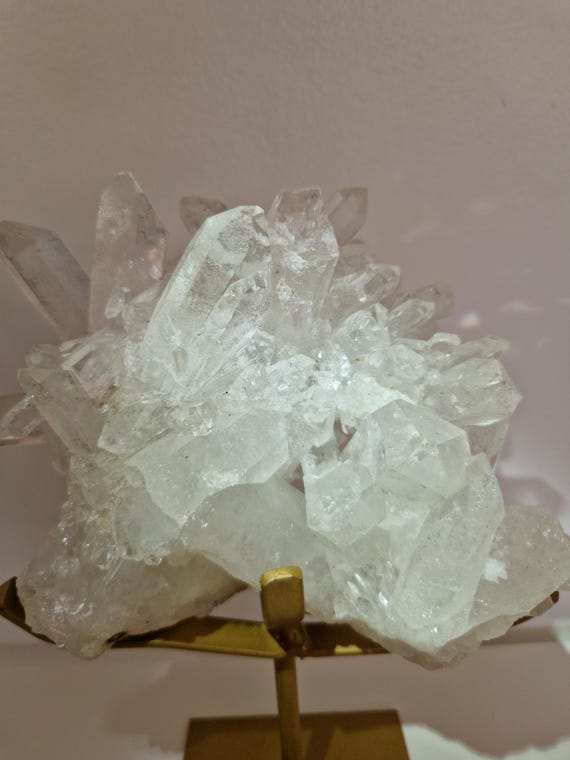 Large Natural Clear Quartz Cluster, White Quartz Cluster, Mineral Specimen, Home Decor, Display, 1pc