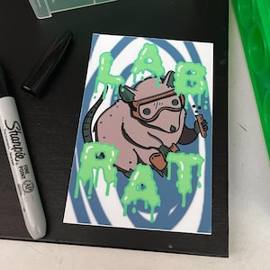 Lab Rat /// Trippy & Fun Science Sticker