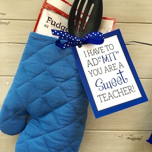Teacher Appreciation Tags, Teacher Gifts, Thank You Gifts- PDF file Instant Download