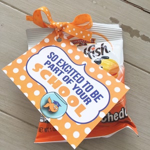 Teacher Appreciation Tags, Teacher Gifts, Thank You Gifts- PDF file Customized