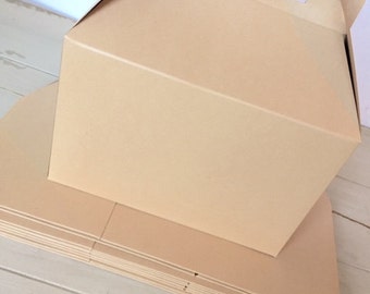 Stora kraftgavelaskar (6) - Presentaskar för fest eller bröllop, presentinslagning