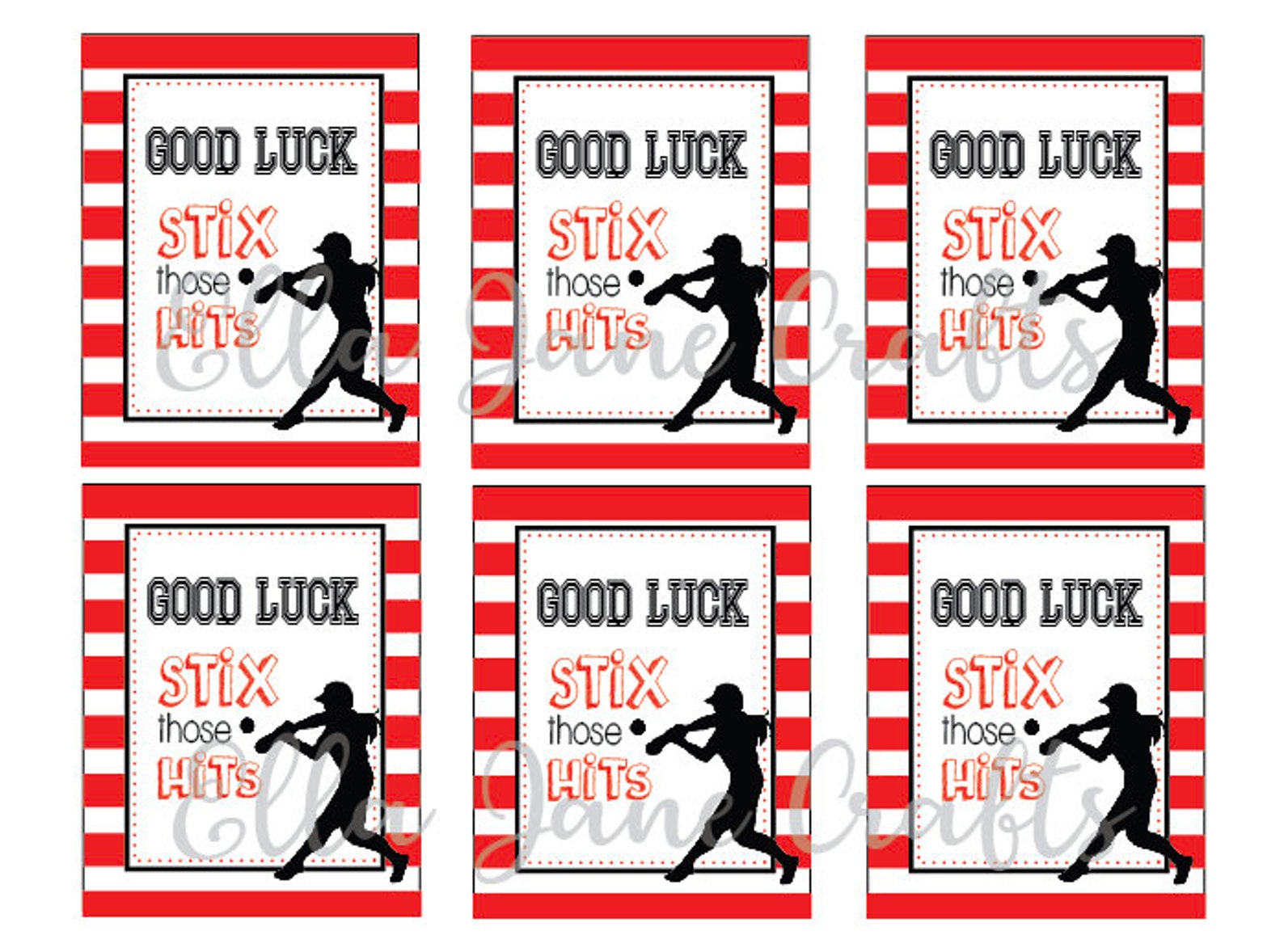 Softball Gift Tags Baseball Gift Softball Team Gift Etsy UK